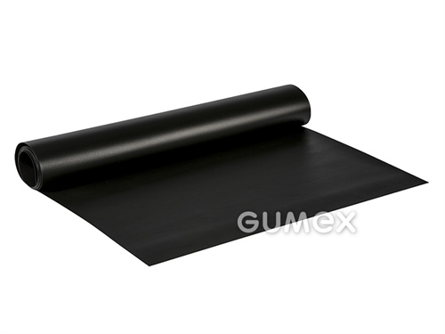 Technická fólia pre galanterné výrobky 842, hrúbka 0,3mm, šírka 1400mm, 49°ShD, desén D30, PVC, +5°C/+40°C, čierna (6071)